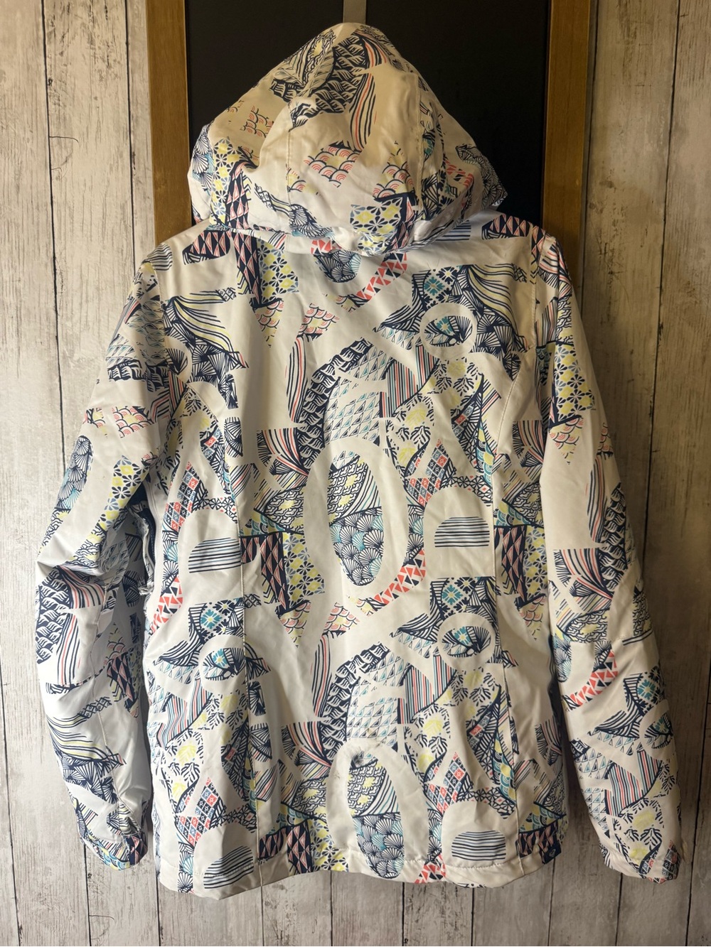 Roxy Snow Jacket Women's M Dryflight Warmflight Mosaic Print Aztec Ski - Picture 8 of 16
